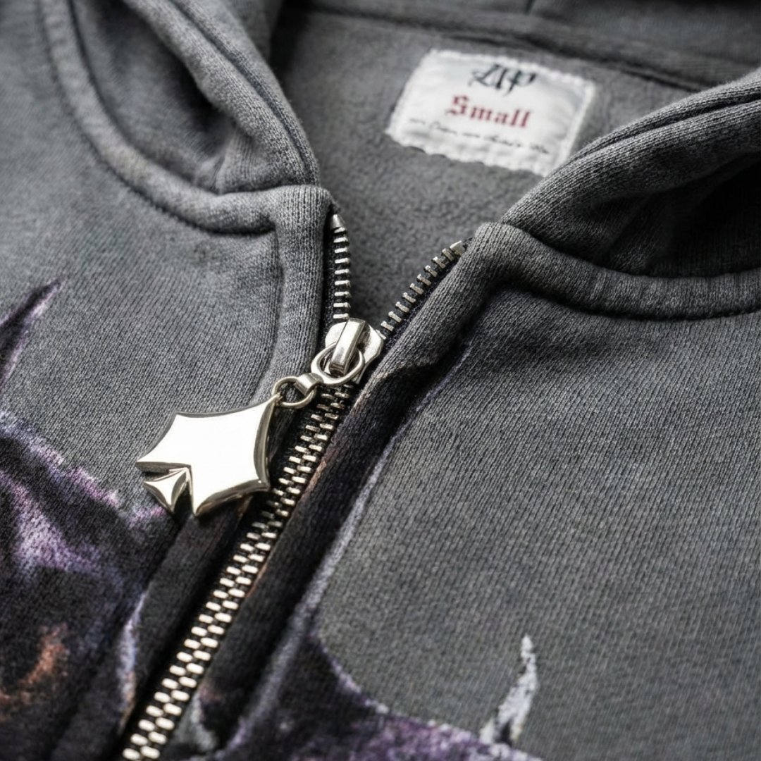 Aces Paradigm 2 of Spades tee close detail, Spades Collection Drop 1
